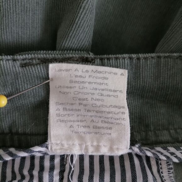 Hei Hei Womens Olive Green Low Rise Cropped Cargo Pocket Design Pant Size 6 - Picture 7 of 7